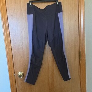 Tangerine Black and Purple Leggings